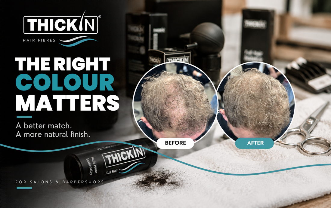 How to Choose the Right THICKIN Hair Fibre Colour
